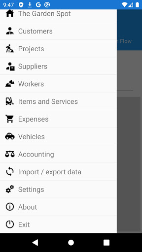 Android application Accounting app - Tefteri screenshort