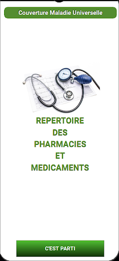 Android application Pharmacies et médicaments CMU screenshort