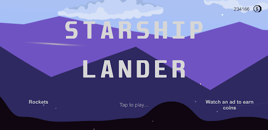 Starship Lander : Land Rockets