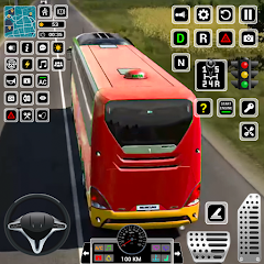 Simulador de ônibus manual real 3D Estacionamento City Cargo Game