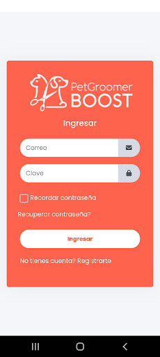 Android application Pet Groomer Boost screenshort