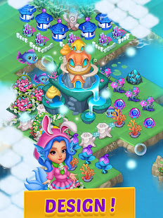 Merge Mermaids-design home&create magic fish life. 2.15.0 APK screenshots 13