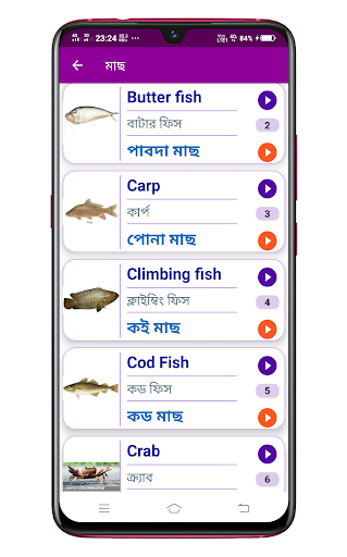 ওয়ার্ড বুক - Bangla Word Book Screen 3