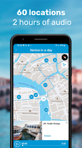 Venice Audio Guide Offline Map Screen 3