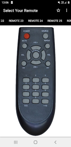 Android application Philips Soundbar Remote screenshort