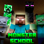 Cover Image of Download Monster School Mod for Minecraft PE 8.1 APK
