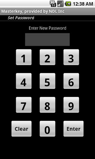Masterkey Screen 3