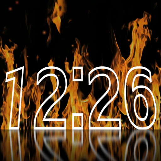 Fire Clock Live Wallpaper  Icon