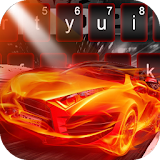 Fire Flame Sports Car Hologram Keyboard Theme icon