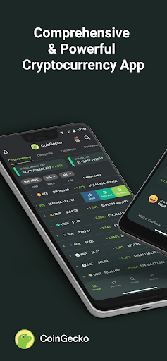 Android application CoinGecko: NFT, Crypto Tracker screenshort