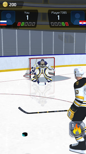 Android application Hockey Game Stars 3D screenshort