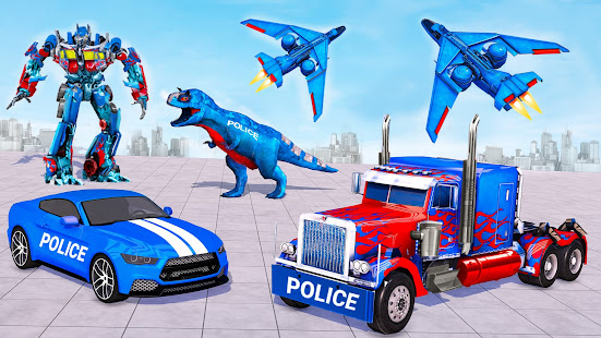 Police Truck Robot Game u2013 Dino 1.4.1 APK screenshots 10