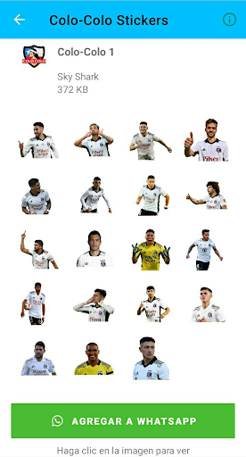 Android application Colo-Colo Stickers screenshort