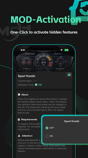 Screenshot of MotorSure VAG Car Diagnostics