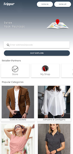 Scippar - Virtual Shopping Screen 2