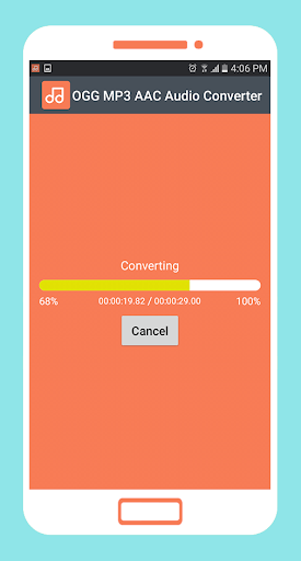 Screenshot of OGG MP3 AAC Audio Converter