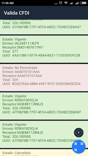 Validador CFDI Screen 3