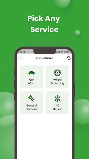 Android application Find Mechanic screenshort