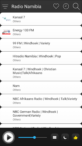 Namibia Radio FM AM Music Screen 3