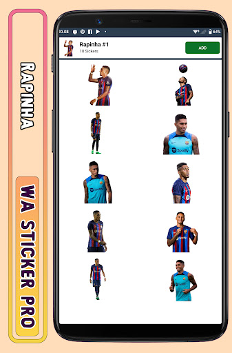 Raphinha - WA Sticker Pro Screen 2