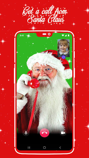 Android application Speak to Santa Claus Call screenshort