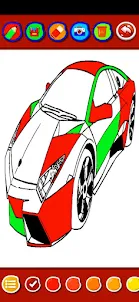 Race Car Coloringbook
