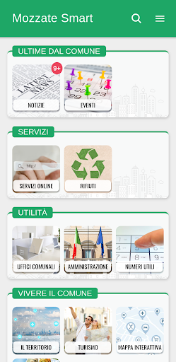 Android application Mozzate Smart screenshort