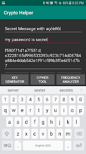 Captura de pantalla de Crypto Helper