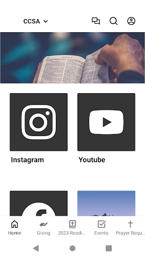 Android application Catalyst Church San Antonio screenshort