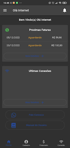 Olá Cliente Screen 3