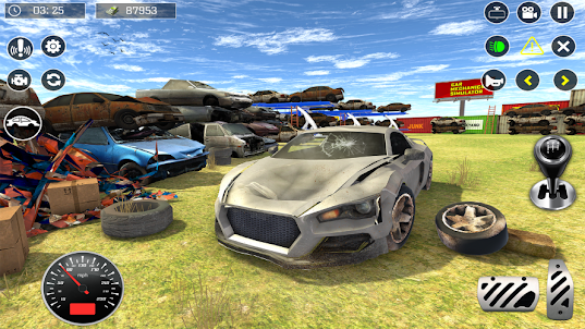 Car Test Junkyard Racing Game