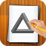 Learn to Draw 3D Shape icon