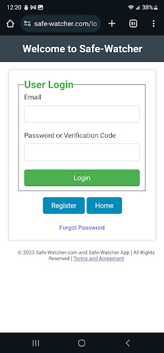 Safe-Watcher Screen 3