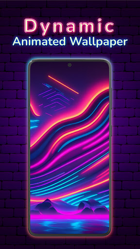 Neon Live Wallpaper Glitzy Screenshot 2 - AppWisp.com