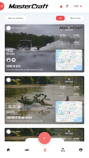 MasterCraft Connect App Screen 2
