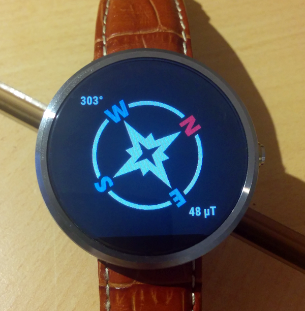 Android application Compass For Wear OS (Android Wear) screenshort