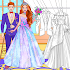 Wedding Coloring Dress Up Game