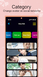 Screenshot 13 Stray Kids Wallpapers Material android
