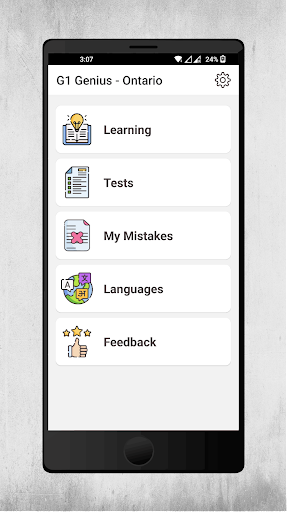 Android application G1 Genius - Ontario screenshort