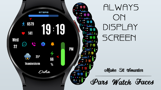 Doha Digital Watch Face screenshot 7