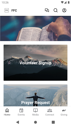 Android application Freedom Family Church - AL screenshort