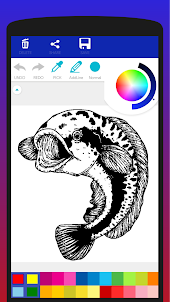 Snakehead Fish Coloring Book