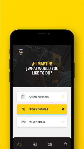 Smart Order India App Screen 2