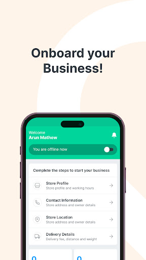 Grofirst Partner: For Vendors Screen 2