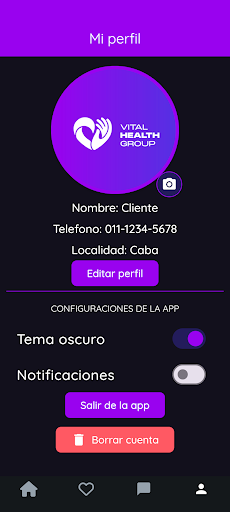 Vital Health Group Screen 3