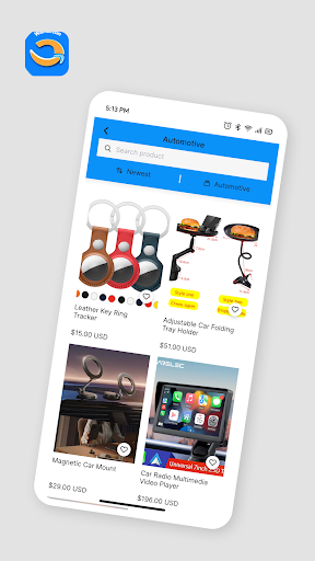 Android application Wamarzon screenshort