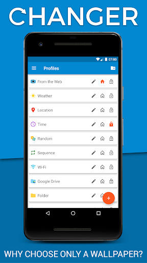 Android application Changer - Wallpaper Manager screenshort