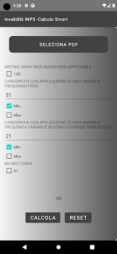 Invalidità INPS-Calcolo Smart© Screen 2