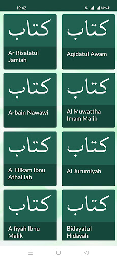 Android application Kitab Kuning Lengkap screenshort