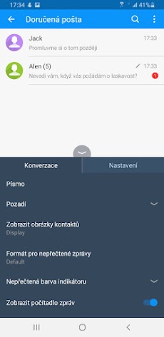 Handcent SMS Czech Language Paのおすすめ画像3
